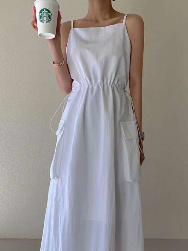 カジュアルコーデ  軽やかサマーマキシワンピース