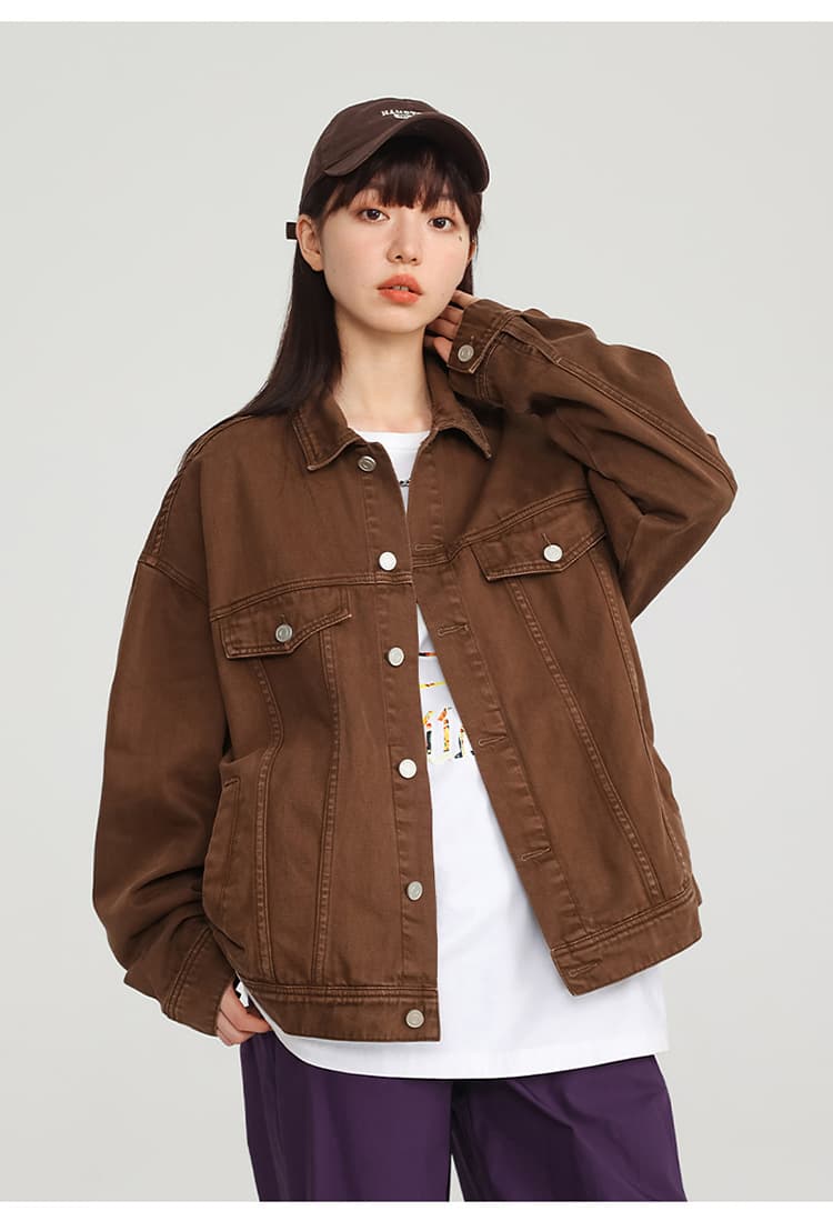 春にオススメ！　カジュアルコーデ ゆるシルエットデニムジャケット