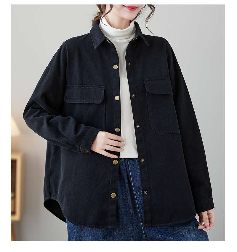 カジュアルコーデ  オーバーサイズシャツジャケット