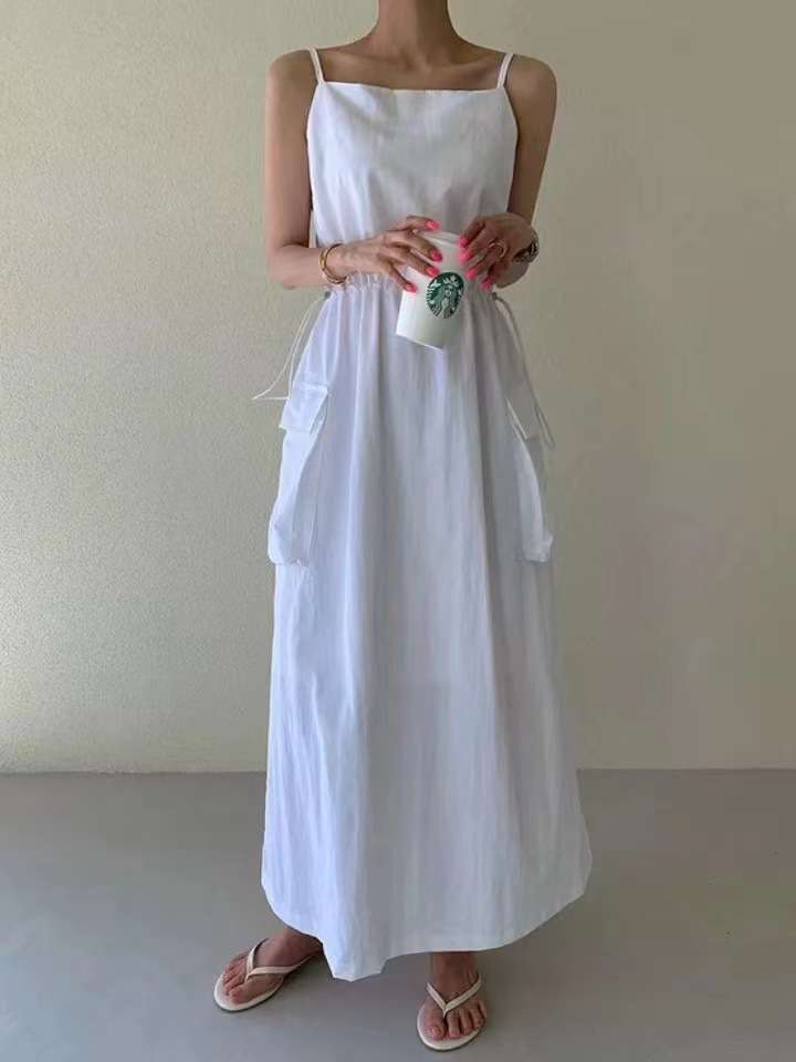 カジュアルコーデ  軽やかサマーマキシワンピース