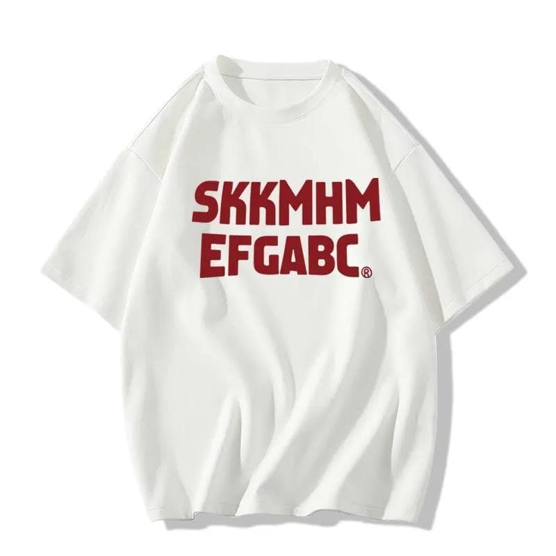 カジュアルコーデ ロゴレタリング半袖Ｔシャツ