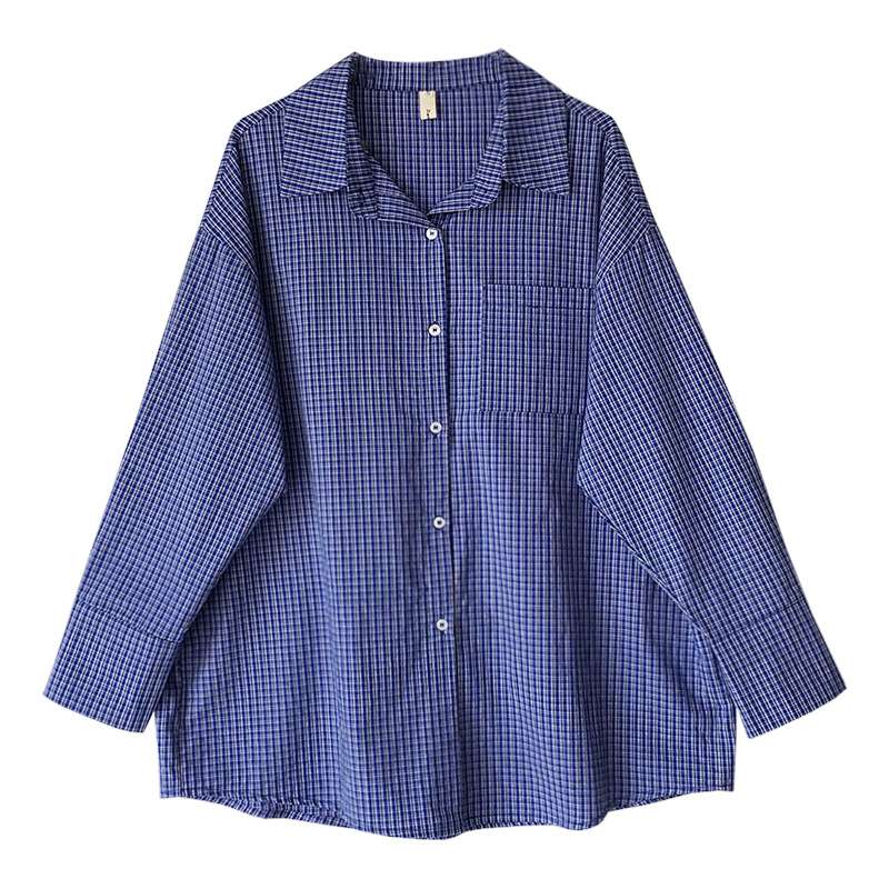 カジュアルコーデ 格子柄シャツ