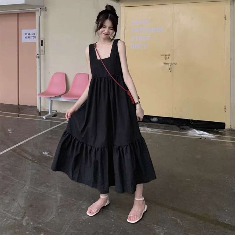 カジュアルコーデ  ティアードフリルマキシワンピース